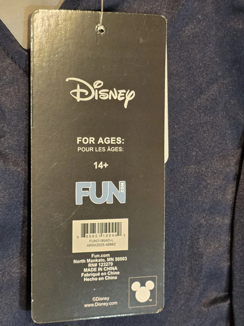 NWT Disney The Little Mermaid Ariel Blue Town Dress Costume Women Adult LARGE